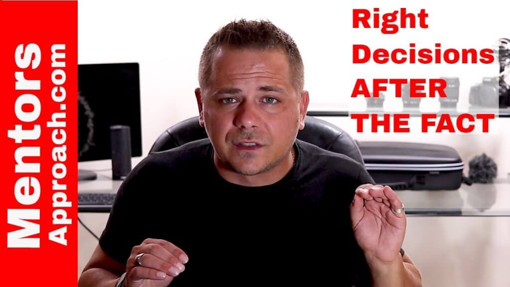 How to make the right decision after the fact. Disappointments of life Q-A Youtube Response